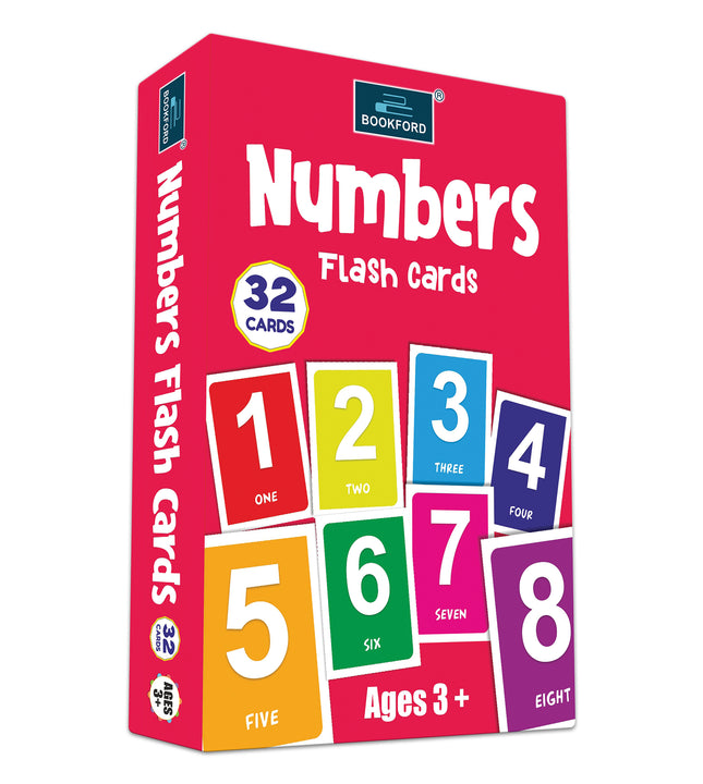 Numbers 1-100 Flash Cards for Kids and Childrens - Early Learning Educational 32 Cards with Creative Images and Colorful Design - Ages 3+ Years
