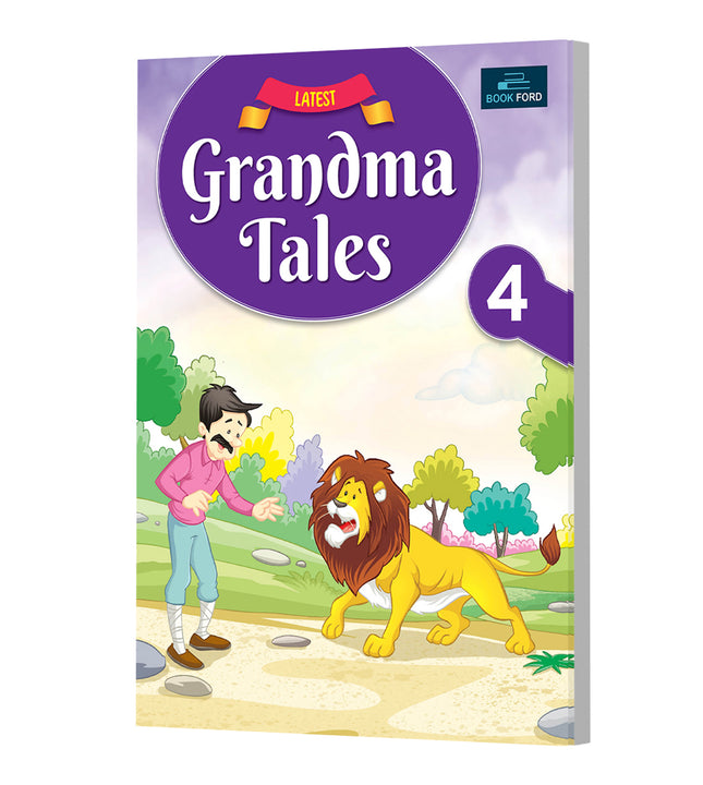 Latest Grandma Tales Part - 4 Story Books - Whimsical Adventures For Kids 3 To 8 Years