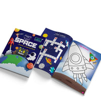 Magic Land Halloween And Space Activity & Coloring Book For Kids - Set Of 2