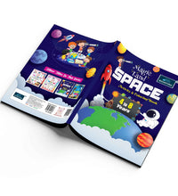 Magic Land Halloween And Space Activity & Coloring Book For Kids - Set Of 2