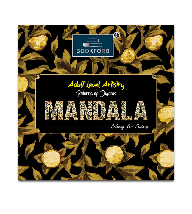 Adult-Level Artistry Palette Of Dreams Mandala Coloring Your Fantasy Book