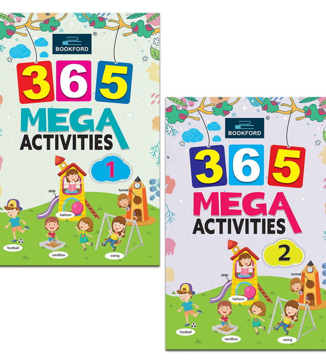 365 Mega Activity Books - Part 1 & 2 for Kids.