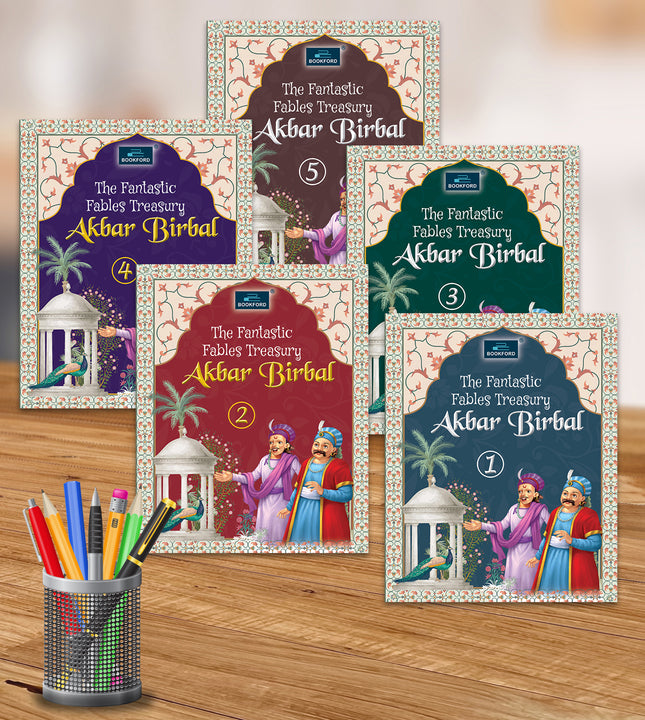 The Fantastic Fables Treasure Akbar Birbal Story Set Of 5 Books