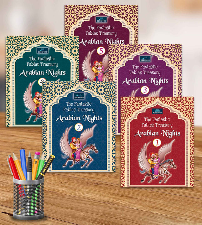 The Fantastic Fables Treasure Arabian Nights Story Set Of 5 Books