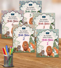 The Fantastic Fables Treasure Folk Tales Story Set Of 5 Books