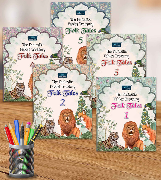 The Fantastic Fables Treasure Folk Tales Story Set Of 5 Books