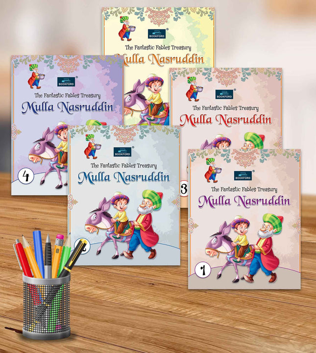 The Fantastic Fables Treasure Mulla Nasruddin Story Set Of 5 Books