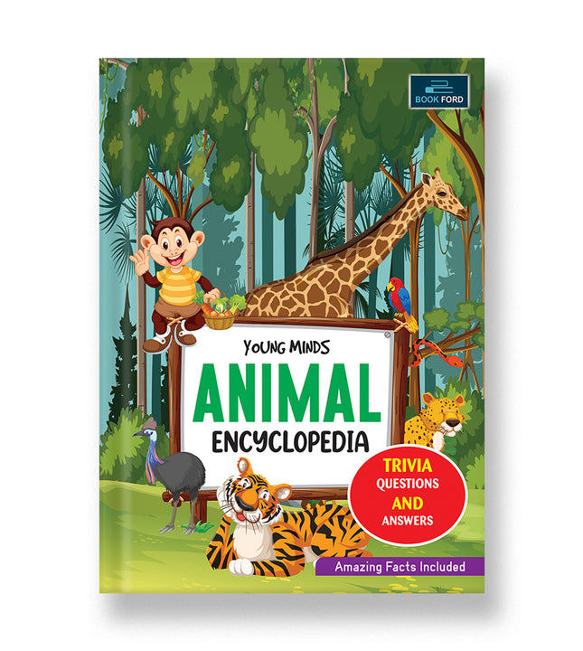 Young Minds - Animals Encyclopedia For Kids - 5 To 15 Years - Enchanting Animals - Trivia, Questions And Answers