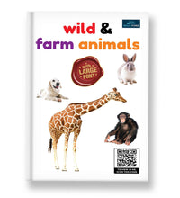 Little Readings Library Book of Wild Animals and Farm Animals For Kids - Engaging Educational Set, Interactive Learning, Colorful Illustrations, Sturdy Designt