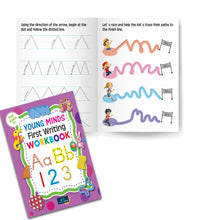 Young Minds Writing Books For Kids - Set Of 2 Books - Numbers Tracing And First Writing Book ,