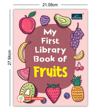 My First Library Books - Set of 5 Books - Fruits, Vegetables, Wild Animals & Domestic Animals, Good Manners, and Nursery Rhymes For Kids