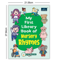 My First Library Books - Set Of 4 Books - Colors & Shapes, Body Parts, Good Manners, And Nursery Rhymes For Kids