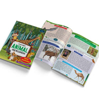 Young Minds Encyclopedia - Set Of 2 Books - Animals And General Knowledge Encyclopedia For Kids