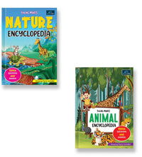 Young Minds Encyclopedia - Set Of 2 Books - Animals And Nature Encyclopedia For Kids