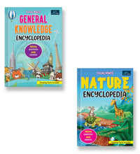 Young Minds Encyclopedia - Set Of 2 Books - General Knowledge And Nature Encyclopedia For Kids