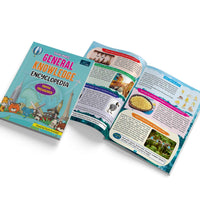 Young Minds Encyclopedia - Set Of 3 Books - Animals , General Knowledge , And Human Body Encyclopedia For Kids