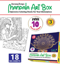 Harmony Designs Mandala Art Box - 3 For Kids & Adults