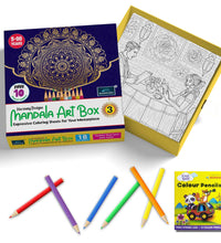 Harmony Designs Mandala Art Box - 3 For Kids & Adults