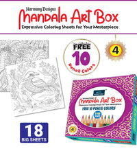 Harmony Designs Mandala Art Box - 4 For Kids & Adults