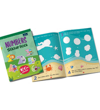 Alphabet And Numbers Sticker Book For Kids - Set Of 2