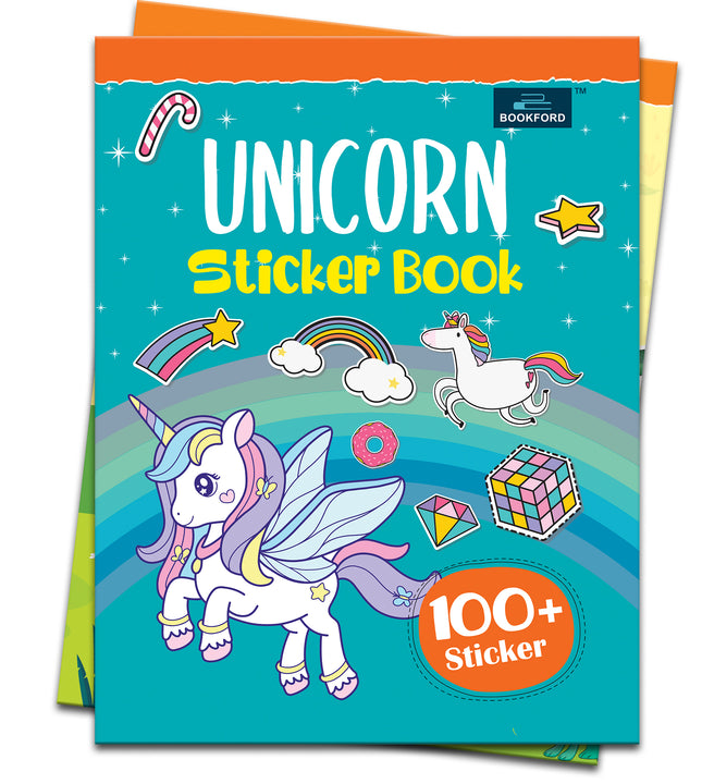 Unicorn Sticker Book for kids and children - Fun and Engaging Sticker Activities Perfect for Preschool Ages 2+ Years