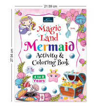 Magic Land Mermaid Activity & Coloring Book For Kids