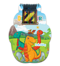 Dinosaur Coloring Shape Book for Kids - Fun ,Drawing and Painting Creative Pictures