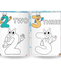 Super Cute 3 In 1 Copy Coloring Book For Kids