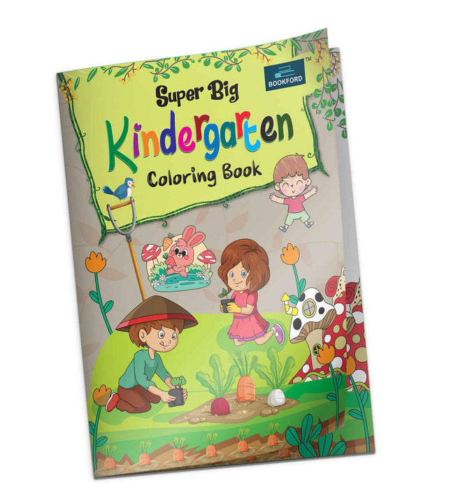 Super Big Coloring Book - Kindergarten For Kids