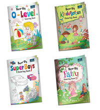 Super Big Coloring Book - O Level, Kindergarten, Fairy And Super Boys Book For Kids Set Of 4