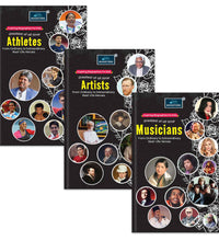 Inspiring biography For Kids Greatest of all time(Set of 3 books)-Athletes,  Artists, Musicians