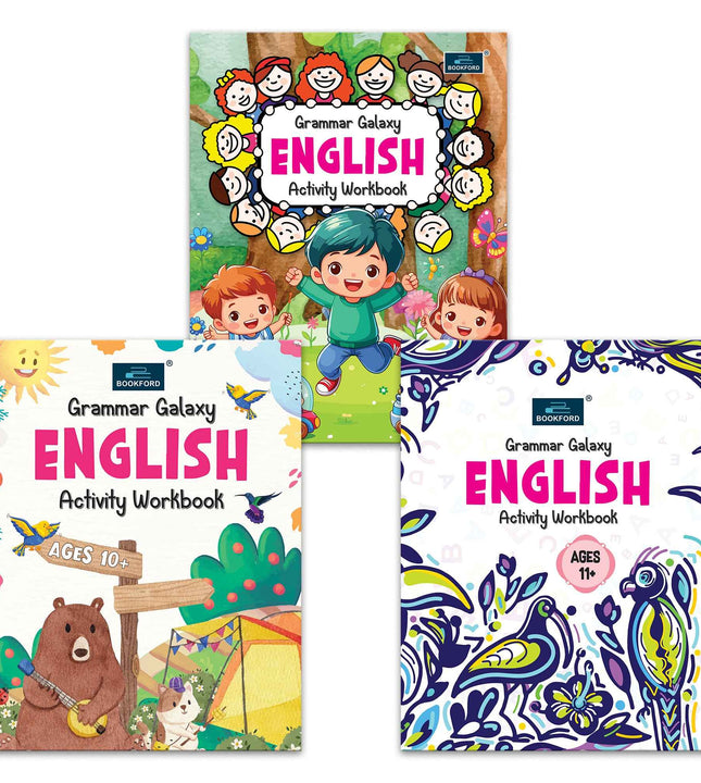 Grammar Galaxy English Workbook (Set of 3 books)-Ages - 9+, 10+, 11+