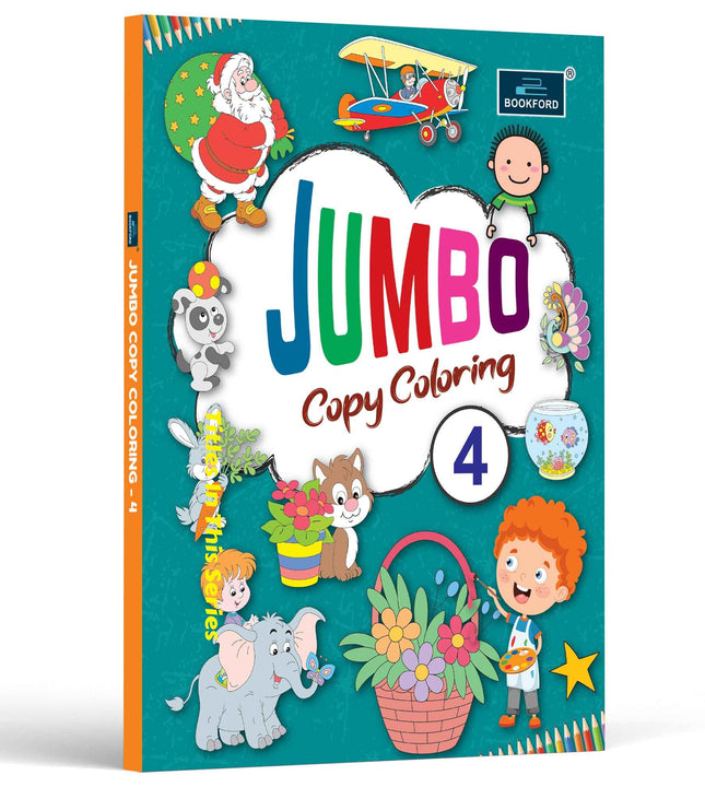 Jumbo copy coloring - 4 Coloring Book For Kids