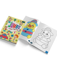 Jumbo Copy Coloring - Set of 4-Coloring Books For Kids