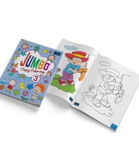 Jumbo Copy Coloring - Set of 4-Coloring Books For Kids