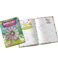 Little Artist Copy coloring for kids (set of 2 books) - Dinosaurs, Superheroes coloring book