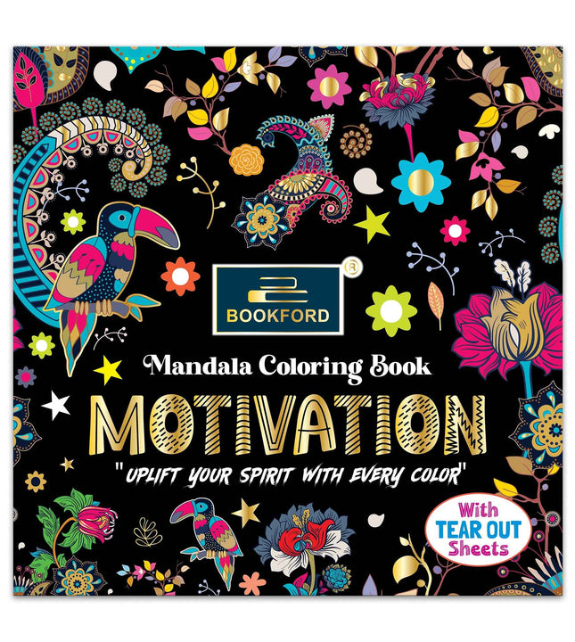 Mandala Coloring book Motivation uplift your spirit with every color for kids