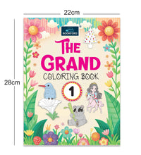 The Grand Coloring Book - 1  - boosts Creativity, Concentration, Colour Awareness and Hand-Eye Coordination
