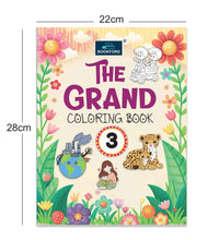 The Grand Coloring Book - 3  - boosts Creativity, Concentration, Colour Awareness and Hand-Eye Coordination