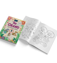 The Grand Coloring Book - 3  - boosts Creativity, Concentration, Colour Awareness and Hand-Eye Coordination