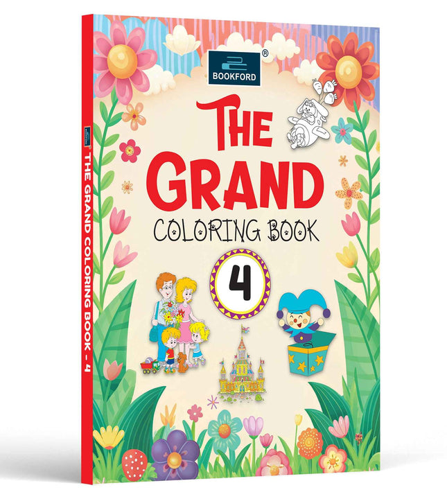 The Grand Coloring Book - 4  - boosts Creativity, Concentration, Colour Awareness