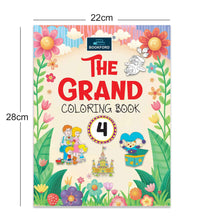 The Grand Coloring Book - 4  - boosts Creativity, Concentration, Colour Awareness