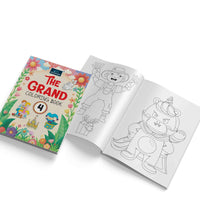 The Grand Coloring Book - 4  - boosts Creativity, Concentration, Colour Awareness