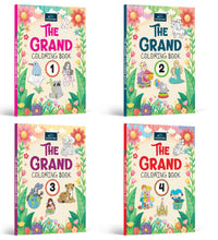 The Grand Coloring Book - Set of 4 books for kids-Fun Drawing,Painting and Creative image