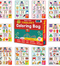 Super Cute Toddler's Coloring & Activity Bags For Kids (Set Of 2 bags) |Gift Bag For Children