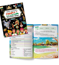 Little explorers Fun Activity Edition Books - Set of 2 - INDIA, WORLD activity book for kids