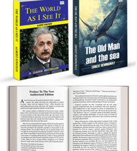 The World as I See by Albert Einstein And The Old Man and the Sea - Set of 2 Novels | Classic Philosophy & Inspirational Fiction Books Combo