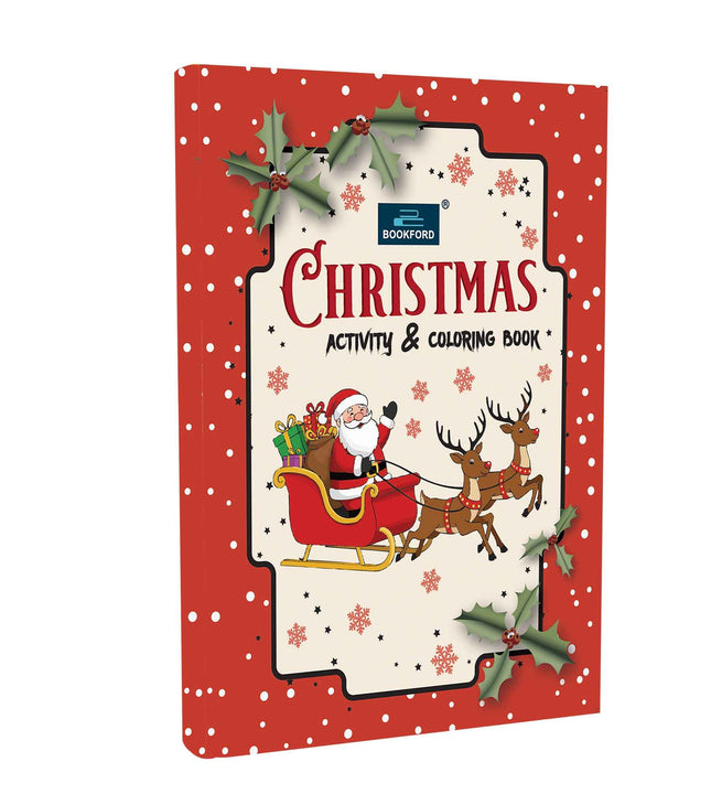 Christmas Activity and Coloring Bookfor Kids, Childrens and Toddlers - , Colouring, Drawing, Tracing, Mazes, and Puzzle Art Activities