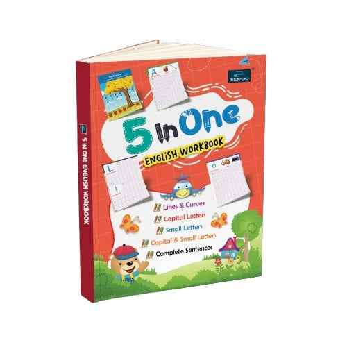 5 in one English writing Book for Kids.