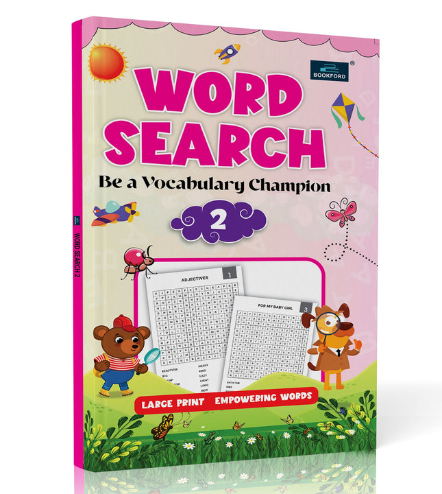 Word Search be a Vocabulary Champion Book-2 for Kids - Booster Activity and Crossword Puzzle Book - Age 3+ Years